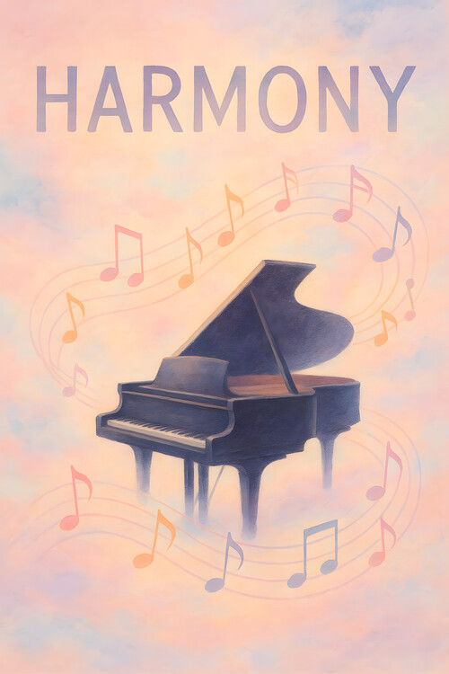 Poster Harmony – Soft Piano