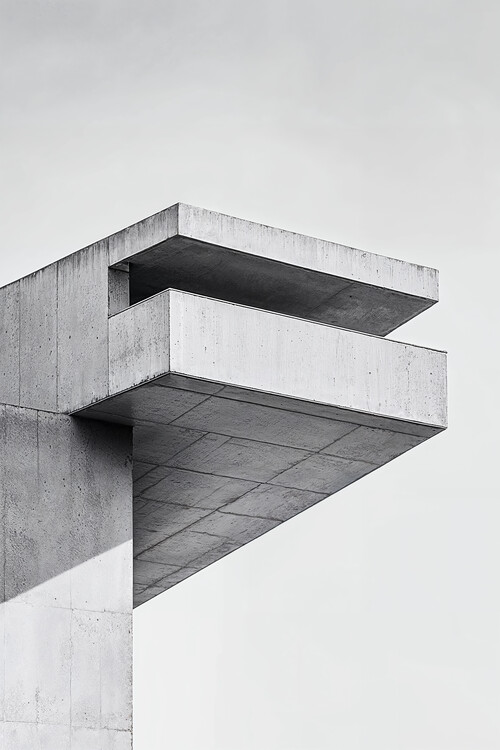 Poster Brutalist Shadows