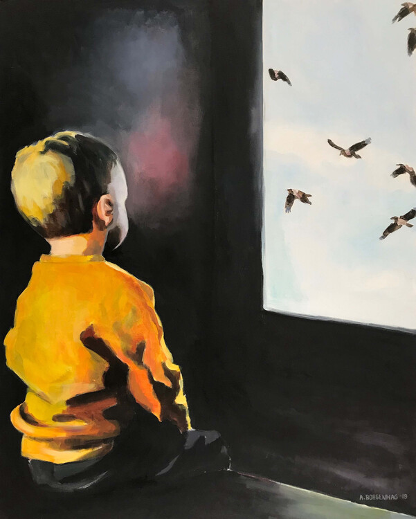 Canvas Print Window to Freedom