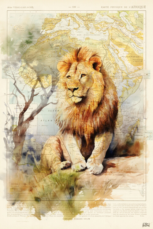 Poster King Lion