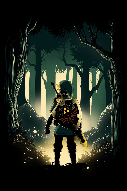 Poster Hero in the forest