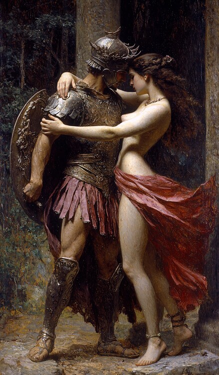 Poster Ares & Venus dancing