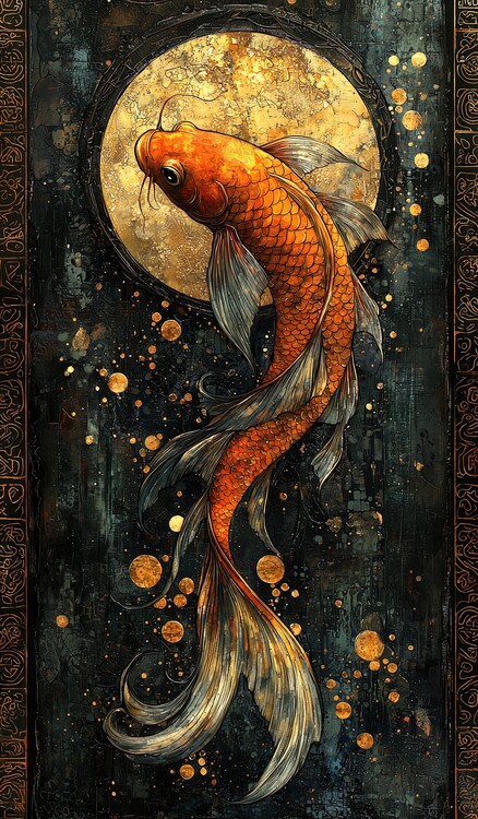 Poster Moon Koi
