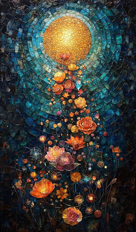 Poster Poppy path