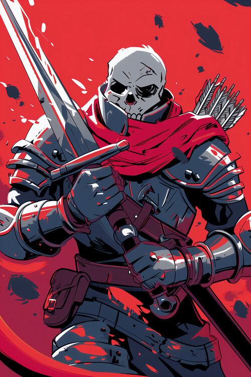 Poster Skeleton Warrior