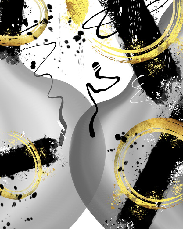 Poster Together-Abstract-Art
