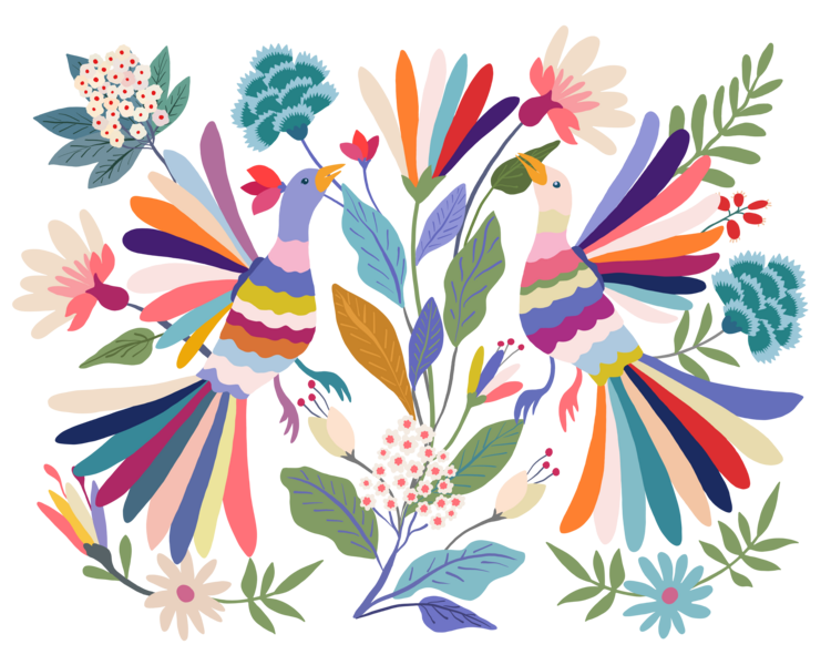 T-shirt Mexican Birds