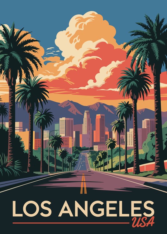 Poster Los Angeles Usa