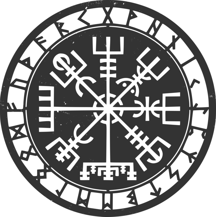 T-shirt Vegvisir Viking Symbol