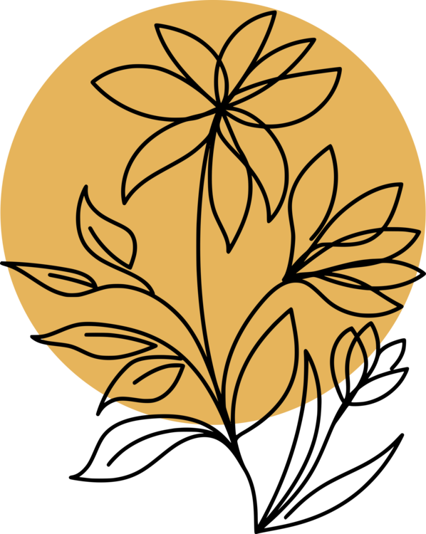 T-shirt Minimalistic Elegant Flower