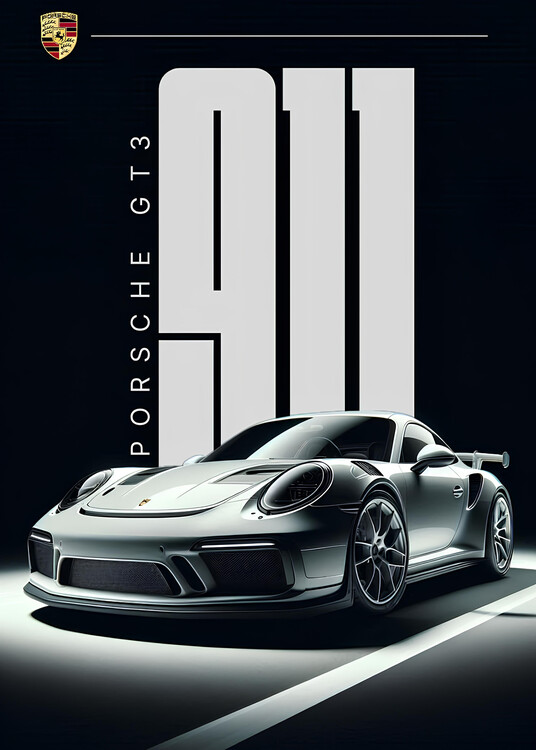 Poster PORSCHE GT3: ENGINEERED FOR OBSESSION