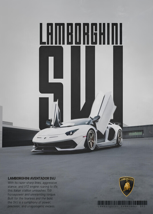 Poster THE LEGEND UNCHAINED: LAMBORGHINI SVJ