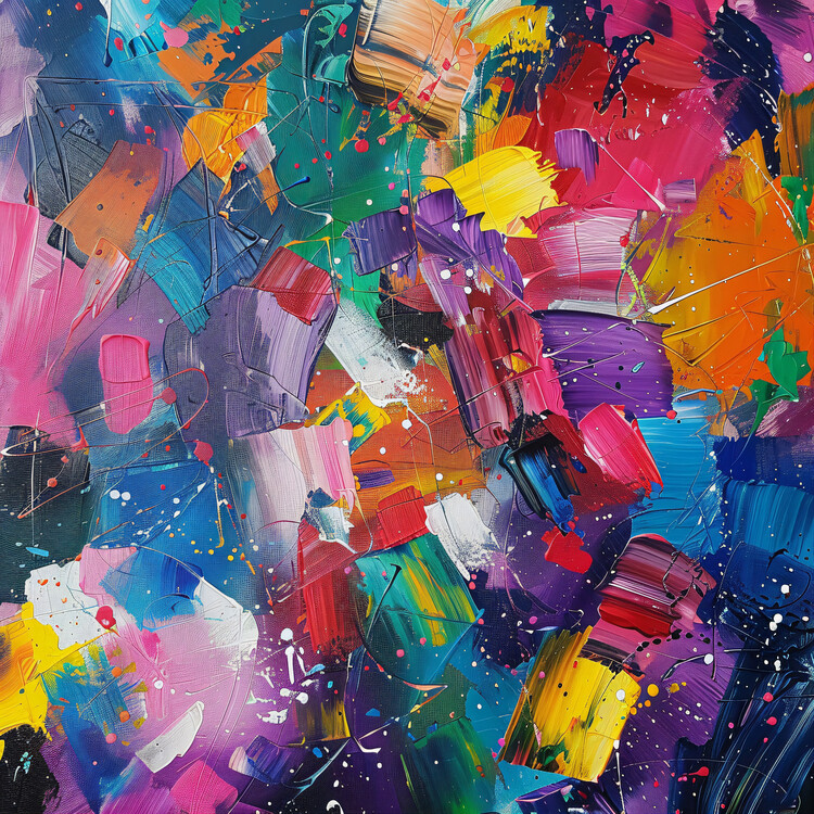 Juliste Modern abstraction painting. Wall art decor