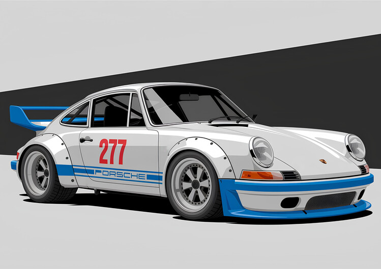 Póster PORSCHE 277 RACING HERITAGE