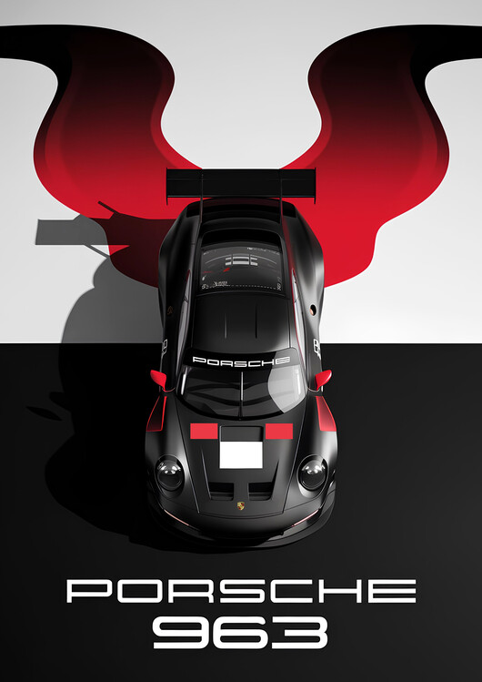 Póster PORSCHE 963: Racing Beast From Above