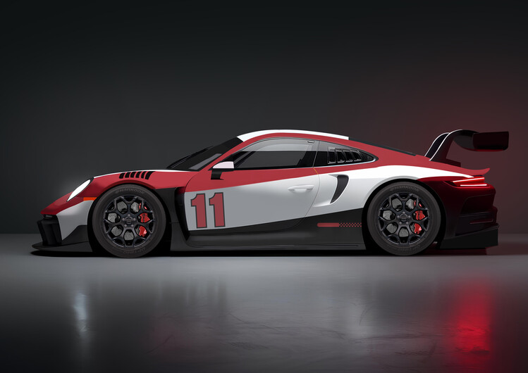 Cuadro en lienzo The Power and Precision of Porsche Motorsport
