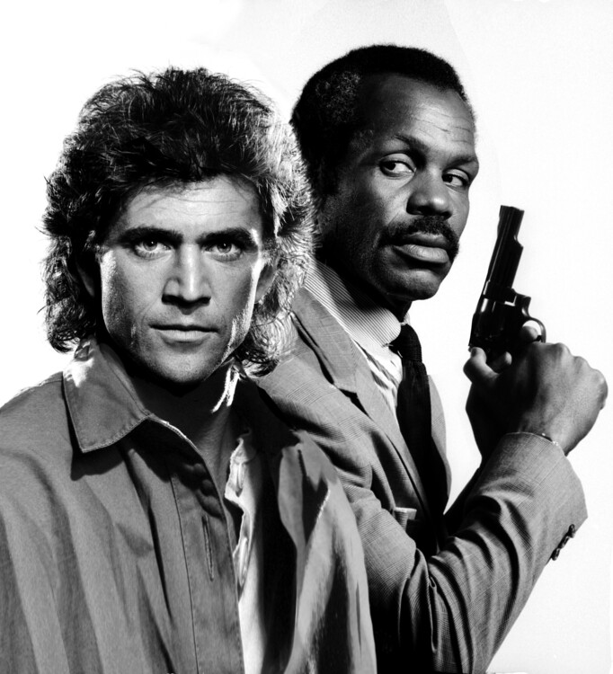Poster Mel Gibson and Danny Glover Leathal