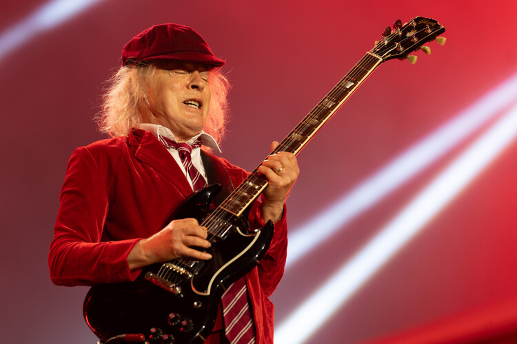 Canvas Print Ac/dc's First Concert In Seville Of