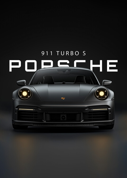 Poster Porsche 911 Turbo S