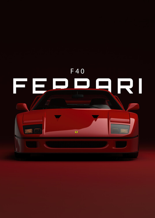 Poster Ferrari F40