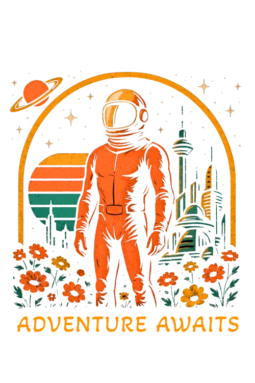 T-shirt Adventure Awaits