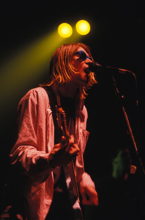 Billede på lærred Nirvana en concert en 1994