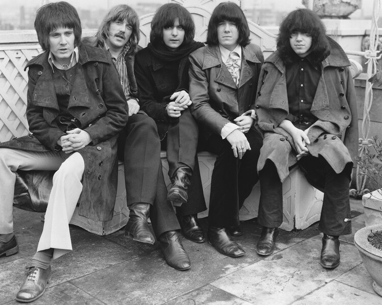 Poster Portrait of Deep Purple in 1969