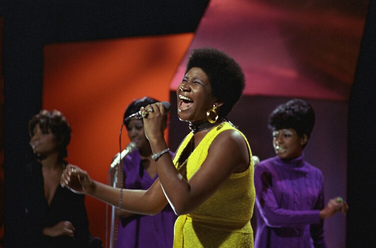 Poster American Singer Aretha Franklin