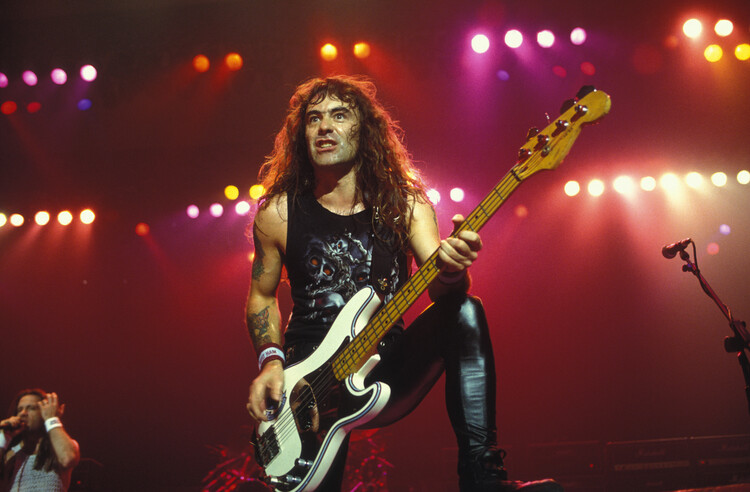 Canvas Print Le groupe 'Iron Maiden' en concert