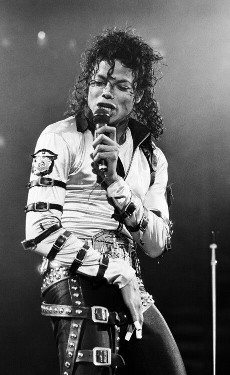 Poster Michael Jackson Performing At Wembley Stadium