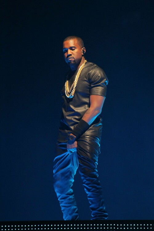 Poster Jay Z and Kanye West in Antwerp