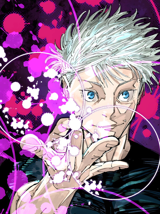 Poster Gojo Purple