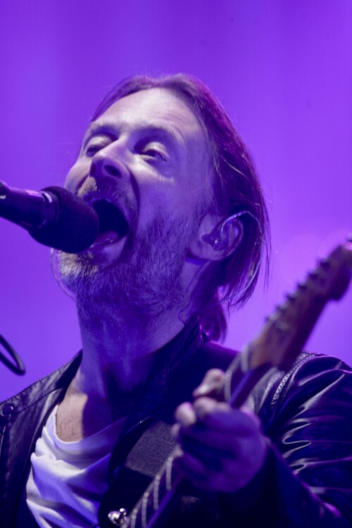 Levně Plakát, Obraz - Radiohead Performs Live in Mexico, 26.7 × 40 cm