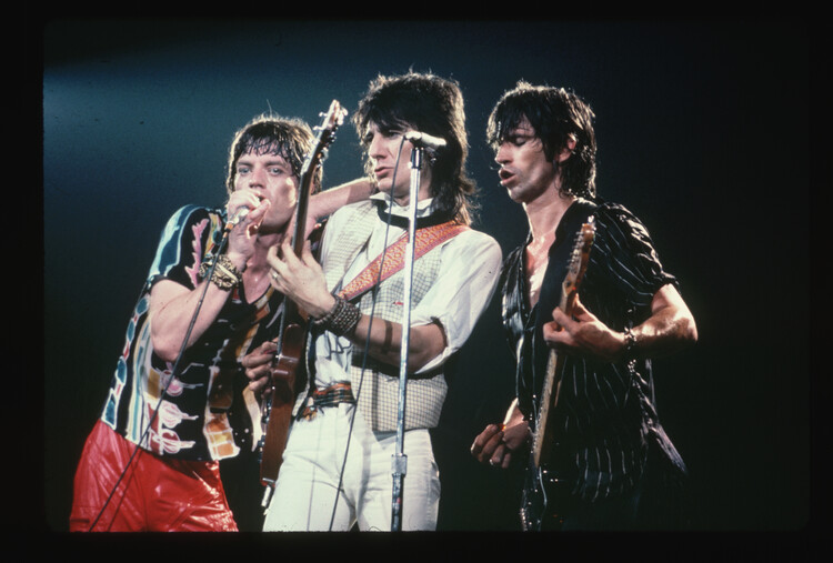Canvas Print The Rolling Stones Performing