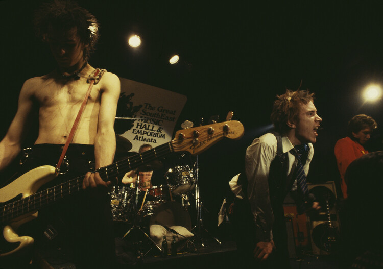 Plakát, Obraz - The Sex Pistols in Atlanta, 40 × 26.7 cm