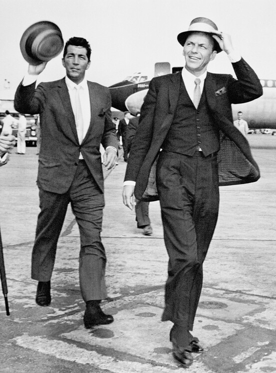 Poster Dean Martin and Frank Sinatra - London Airport