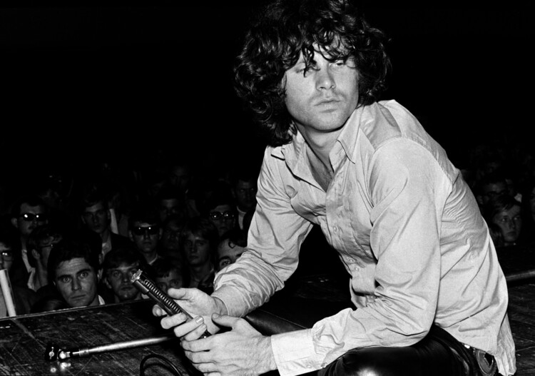 GKEVER Canvas Picture Jim Morrison Smoke Singing Poster Canvas Wall Art Pictures For Bedroom Wall Art Gifts Decor 30x50cm Unframed - View #2