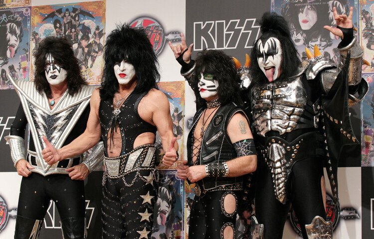 Canvas Print KISS Japan Tour Press Conference