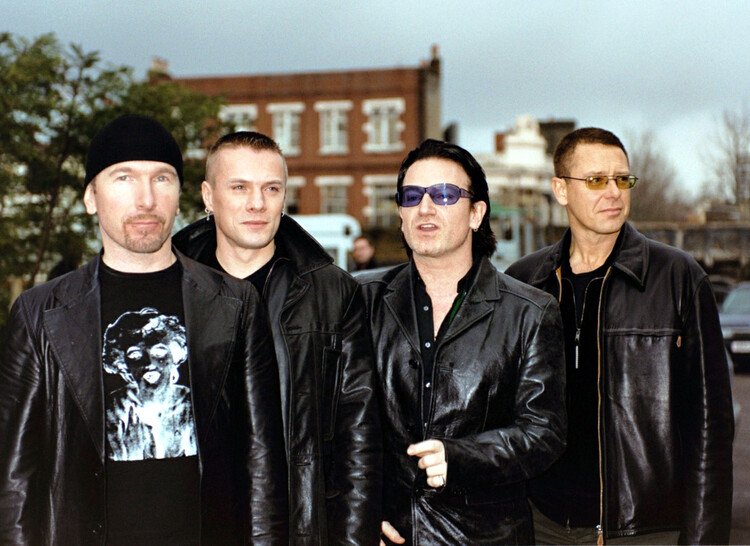 Canvas Print NME Awds U2 group