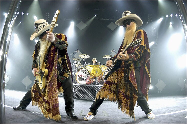 Sticker Plakat ZZ Top at Montreux Jazz Festival