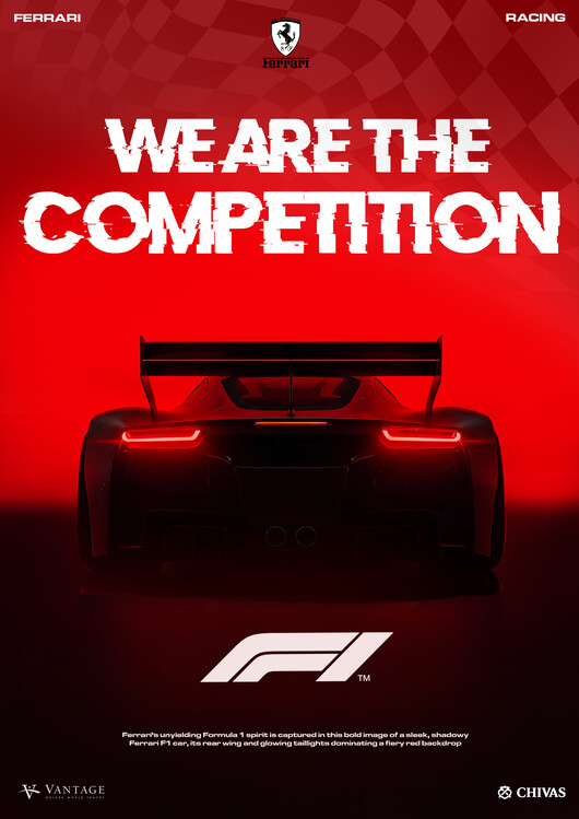 Plakát Ferrari Racing: The Definition of Competition