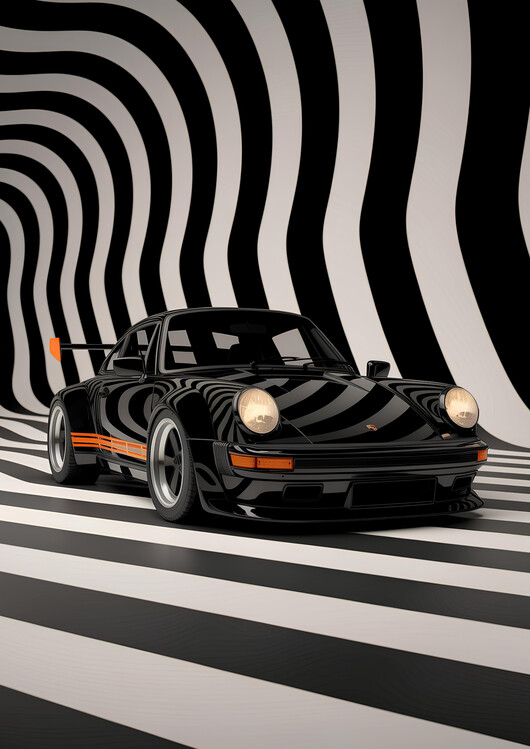 Poster Porsche 911 Dynamic Contrast