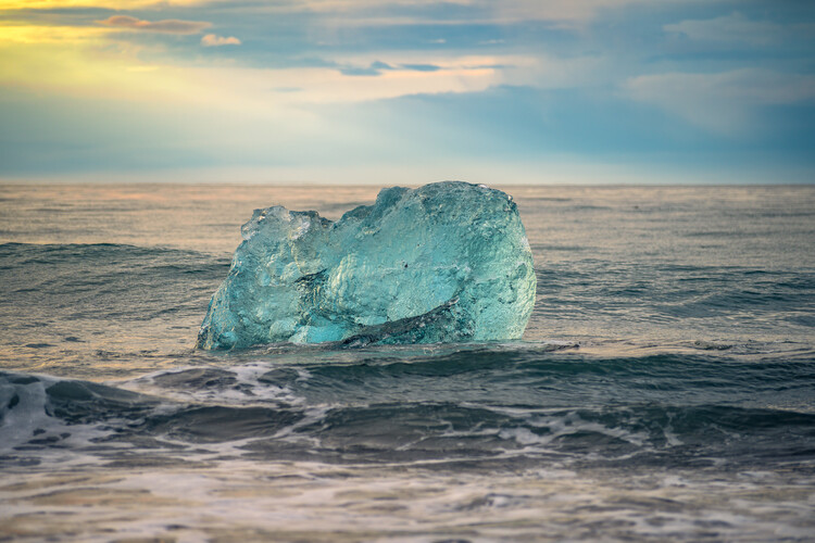 Poster Jökulsárlón glacier lagoon, Vatnajökull National Park