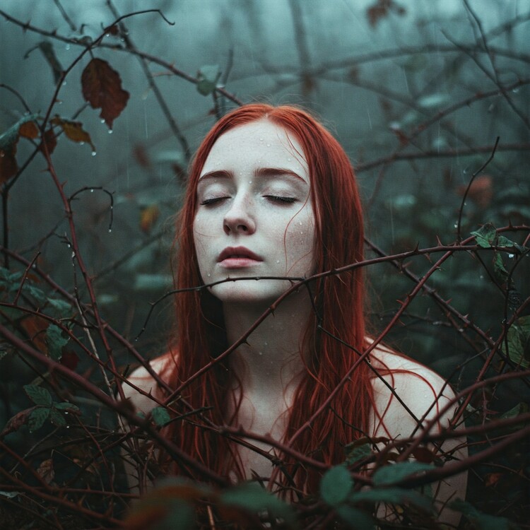 Poster Portrait Magic woman