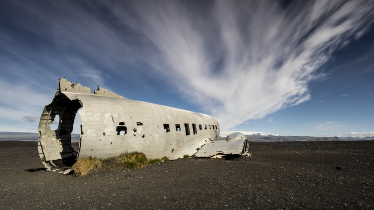 Плакат DC Plane on Sólheimasandur Iceland