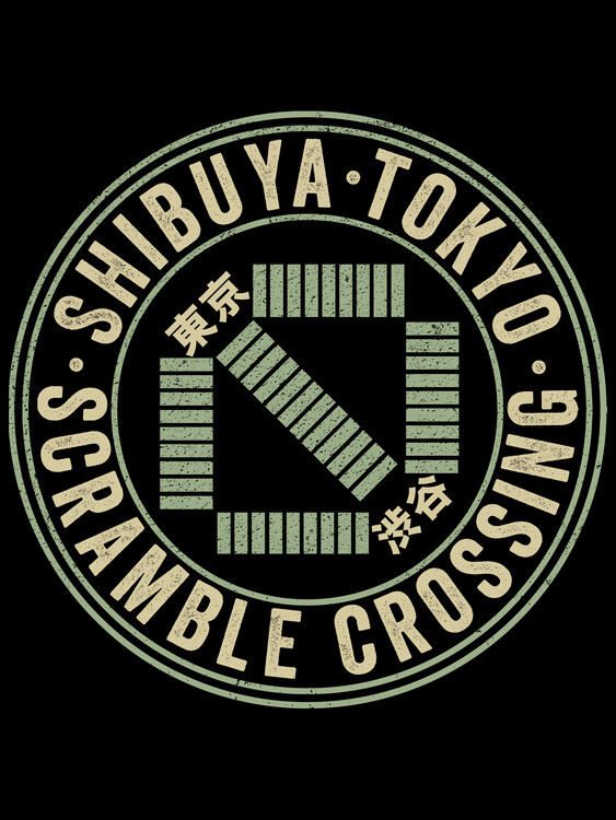 Plakat Shibuya crossing