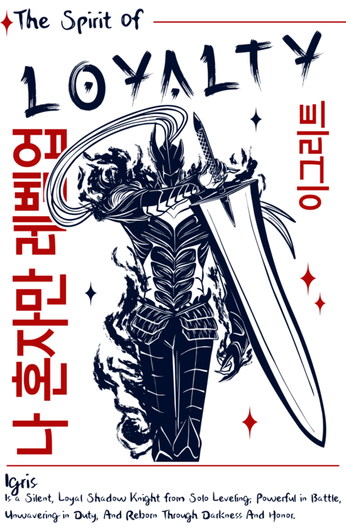 T-shirt Igris Solo Leveling