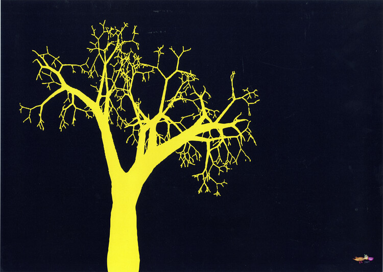 Плакат Yellow tree
