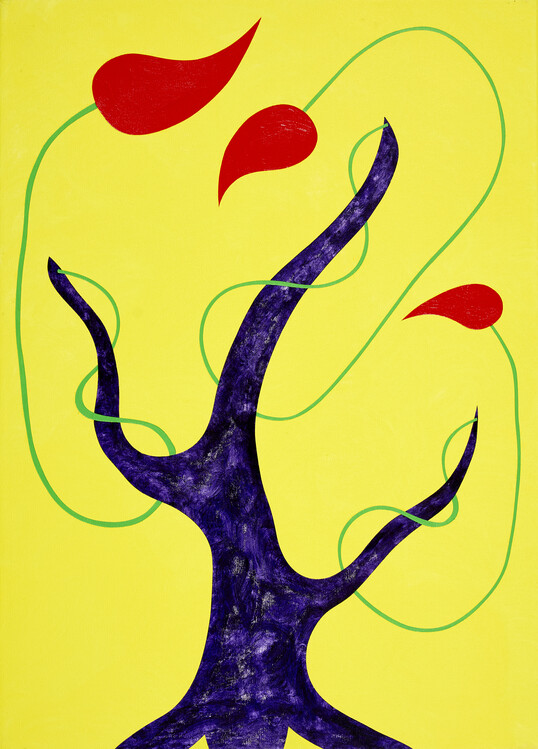 Плакат Tree with red leaves