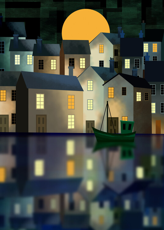 Poster Moonlight Bay
